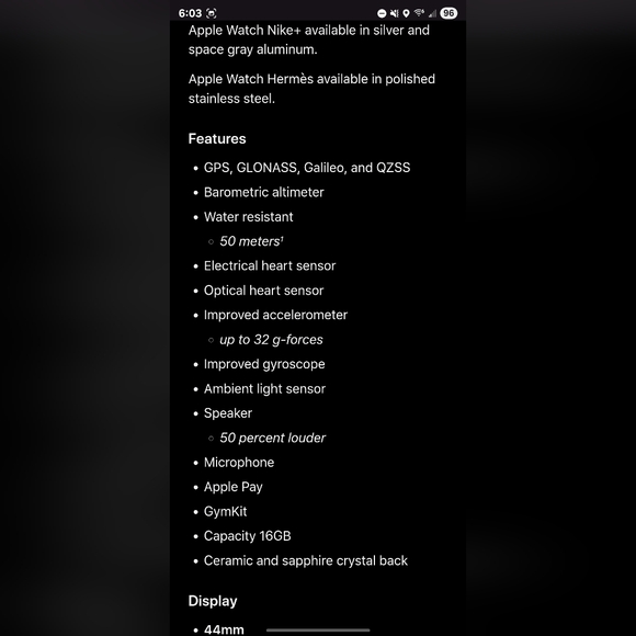 APPLE WATCH SERIES 4 GPS 40MM SPACE GRAY